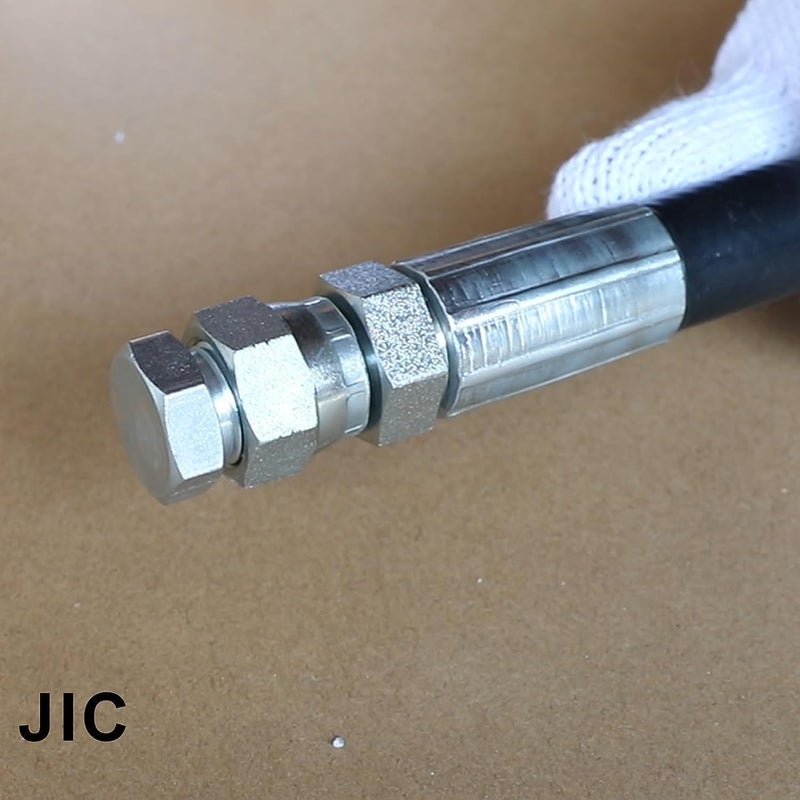 ANCIMOON 72PCS JIC Cap and Plug Set, 37 Degree Flare Threads Hydraulic Hose Fittings, Carbon Steel, Size 4 6 8 10 12 16 - Image 5